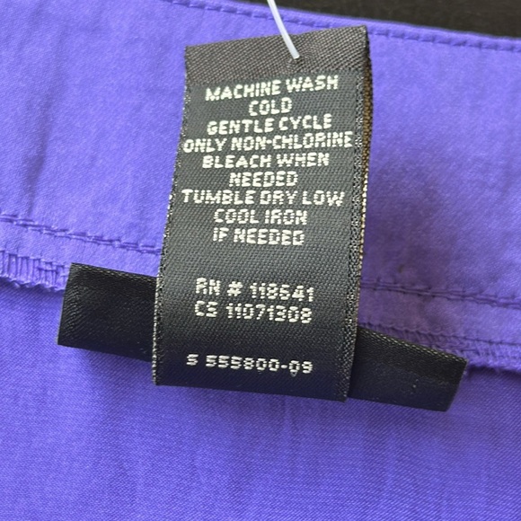 Lane Bryant purple short-sleeve blouse, size 18/20 - Picture 7 of 7